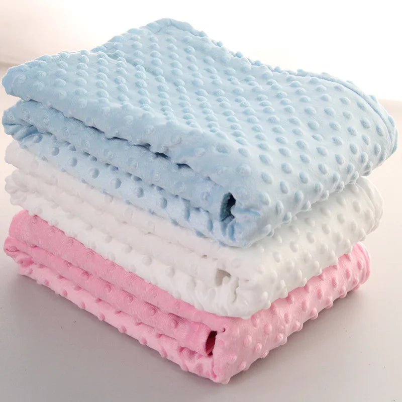 Baby Blanket & Swaddle Wrap – Newborn Thermal Soft Fleece Winter Bedding Set with Cotton Quilt | Infant Sleeping Cover