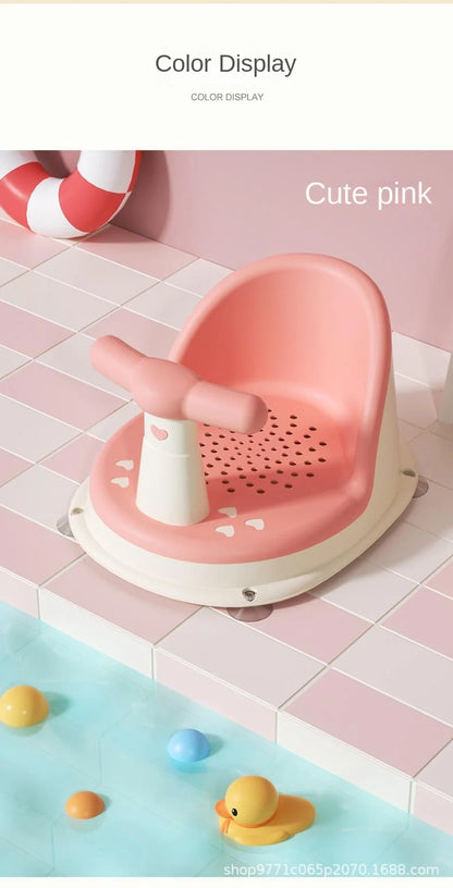 Children’s Portable Shower Seat – Baby Bath Stand for Newborns & Toddlers | Safe & Comfortable Growth Accessory for Kids