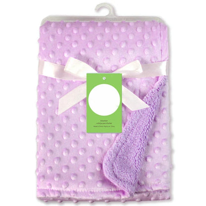 Baby Blanket & Swaddle Wrap – Newborn Thermal Soft Fleece Winter Bedding Set with Cotton Quilt | Infant Sleeping Cover