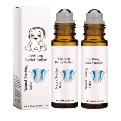 10ML Kid's Teething Massage Roller Soothing Oil Moisturizes And Softens Baby's Skin Roller Teething Oil Soothing rolling ball