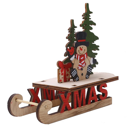 DIY Wooden Christmas Tree for Kids | Handmade 3D Stereo Scene Decoration | Children’s Christmas Ornaments & Holiday Craft