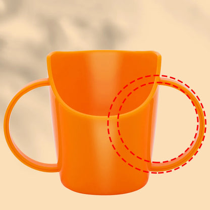 Baby Training Cup – Anti-Choking Slanted Mouth Water & Milk Cup with Nose Protection for Infants & Toddlers