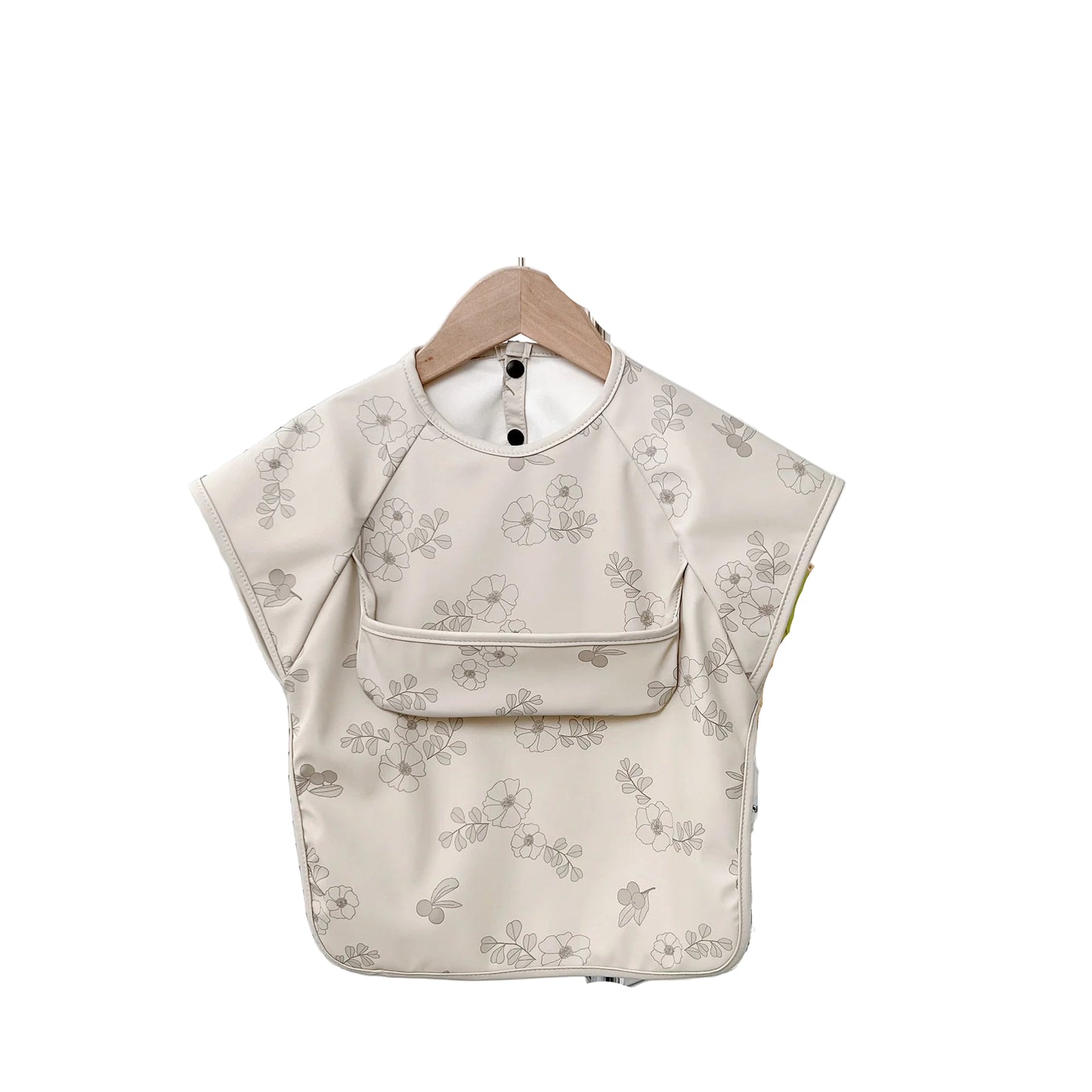 Cute Baby Bibs – Waterproof Toddler Feeding Smock with Short Sleeves | Cartoon Animal Apron Bibs for Babies & Kids (0–6Y)