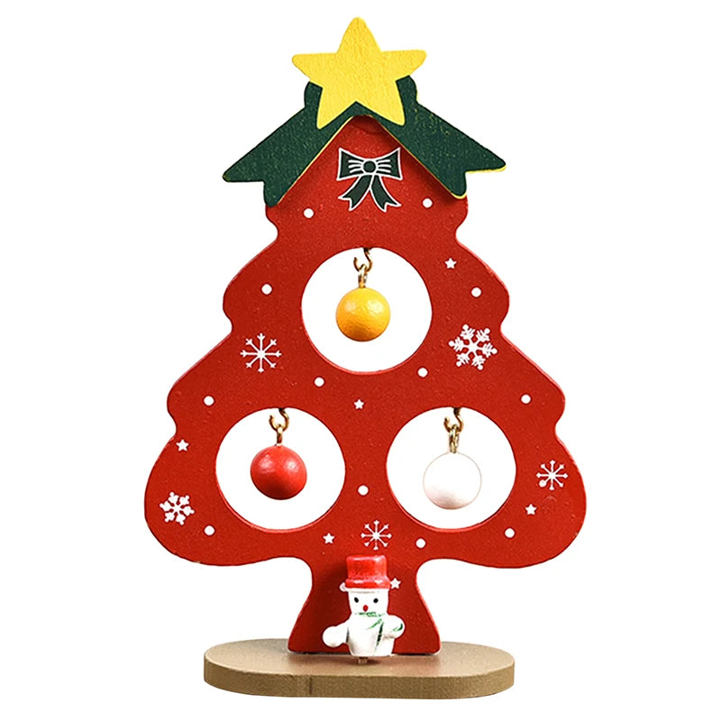 DIY Wooden Christmas Tree for Kids | Handmade 3D Stereo Scene Decoration | Children’s Christmas Ornaments & Holiday Craft