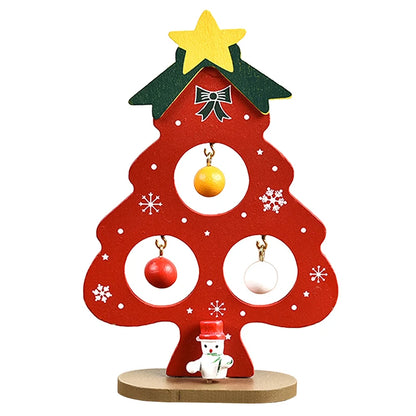 DIY Wooden Christmas Tree for Kids | Handmade 3D Stereo Scene Decoration | Children’s Christmas Ornaments & Holiday Craft