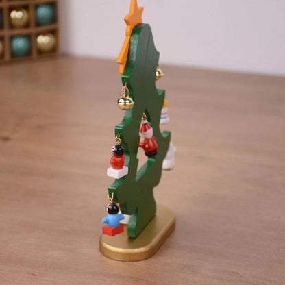 DIY Wooden Christmas Tree for Kids | Handmade 3D Stereo Scene Decoration | Children’s Christmas Ornaments & Holiday Craft