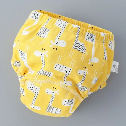 Baby Training Pants – 6 Layer Cotton Cloth Diapers | Breathable, Reusable & Washable Underwear for Toddlers & Children