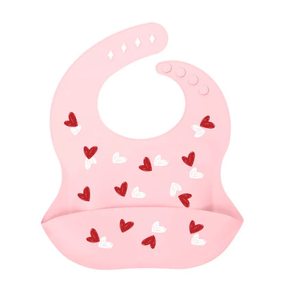 Baby Silicone Bib – Waterproof Feeding Bib for Infants & Toddlers | Adjustable, Fashionable Saliva Towel for Boys & Girls