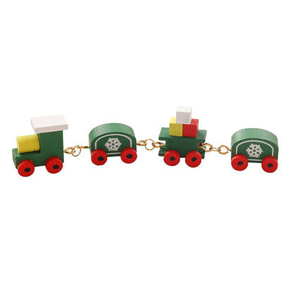 Christmas Dollhouse Decorations | Mini Snowflake Train, Festive Ornaments & Miniature Food Play Set