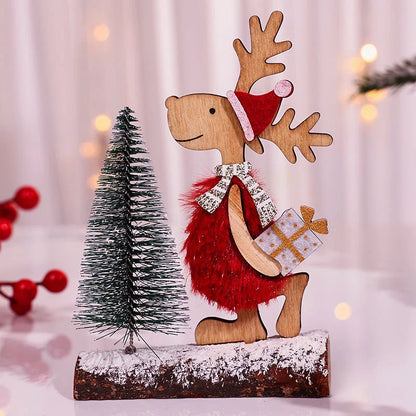 DIY Wooden Christmas Tree for Kids | Handmade 3D Stereo Scene Decoration | Children’s Christmas Ornaments & Holiday Craft