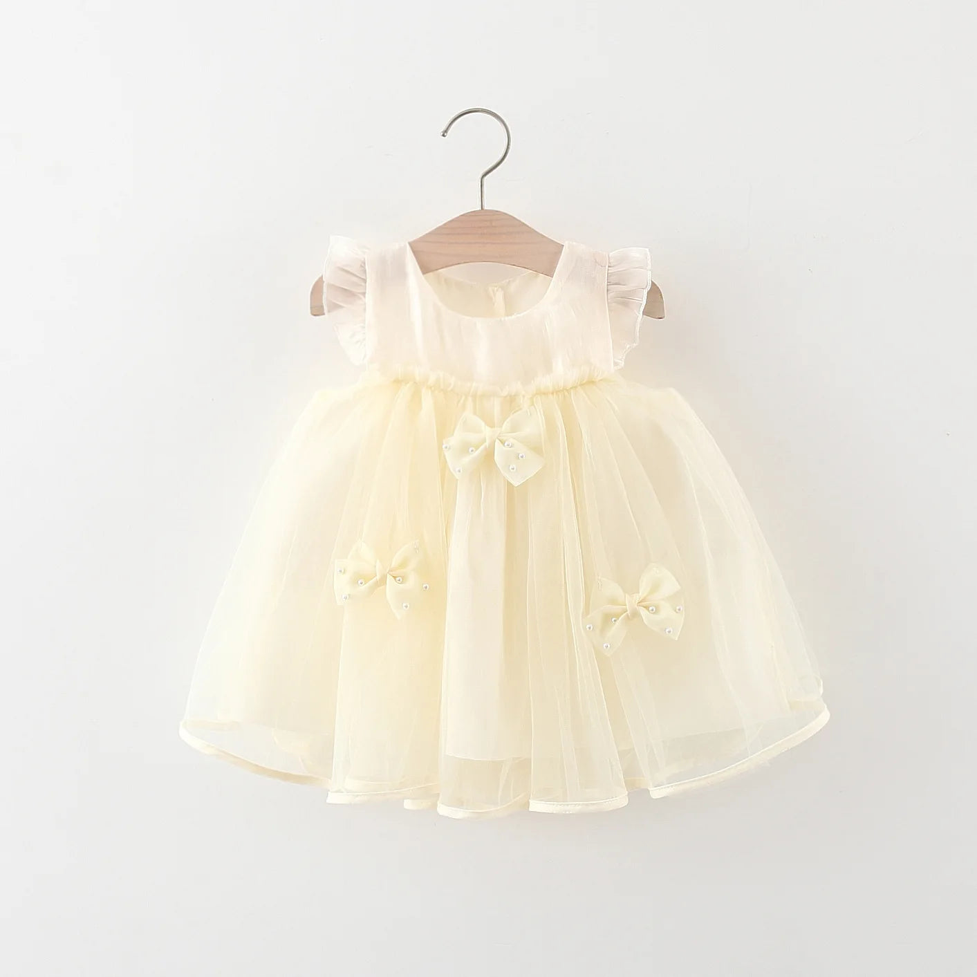 Baby Girl Red Christmas Princess Dress | Toddler Summer Party Outfit with Bow | Infant Girls Clothing (9 Months – 3 Years)