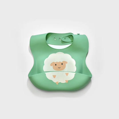 Baby Silicone Bib – Waterproof Feeding Bib for Infants & Toddlers | Adjustable, Fashionable Saliva Towel for Boys & Girls