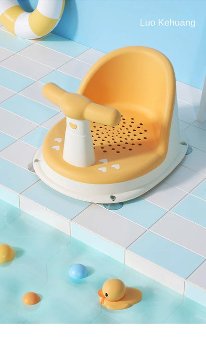 Children’s Portable Shower Seat – Baby Bath Stand for Newborns & Toddlers | Safe & Comfortable Growth Accessory for Kids