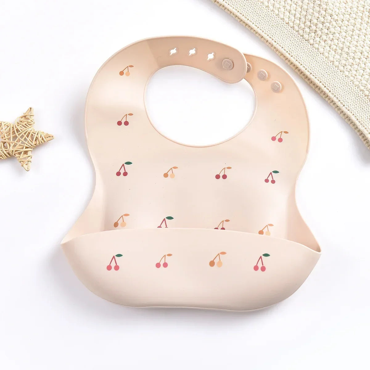 Fashionable Baby Silicone Bib – Adjustable Waterproof Feeding Cloth & Saliva Towel | Newborn Infant Bibs for Boys & Girls