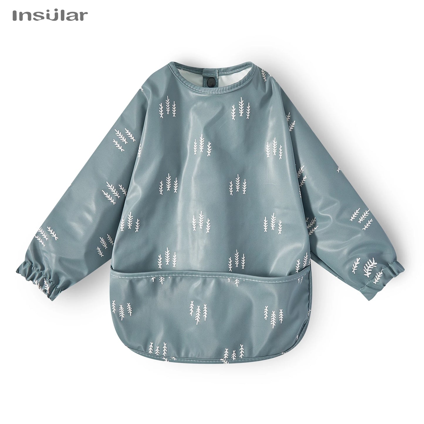 New Children Feeding Aprons – Waterproof Long Sleeve Baby Bib with Pocket | Full Cover Baby Bibs for Toddlers Boys & Girls
