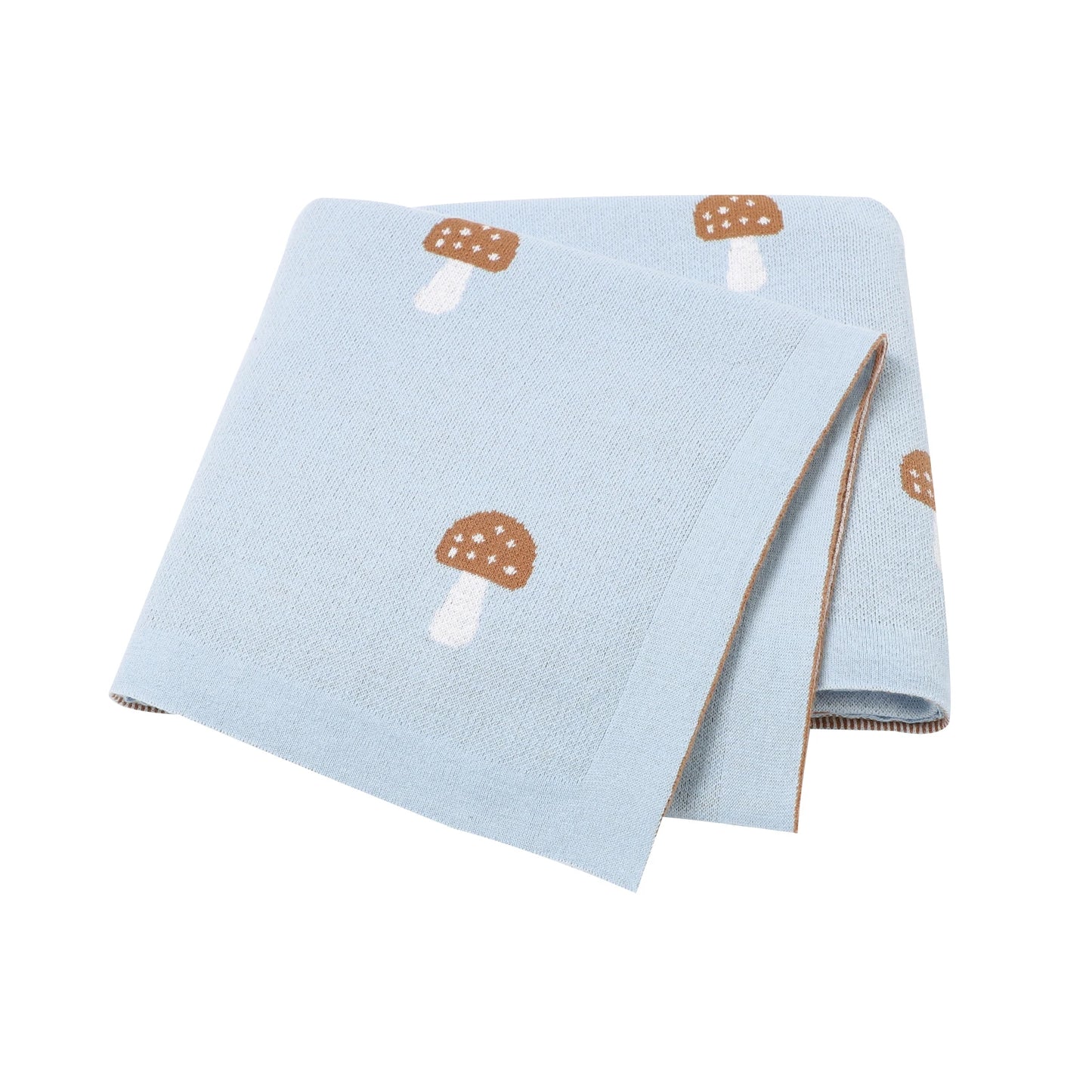 Baby Blanket Breathable Cotton Knit Swaddle Wrap – 100×80cm Newborn Receiving Blanket for Boys & Girls, Stroller & Nursery Quilt