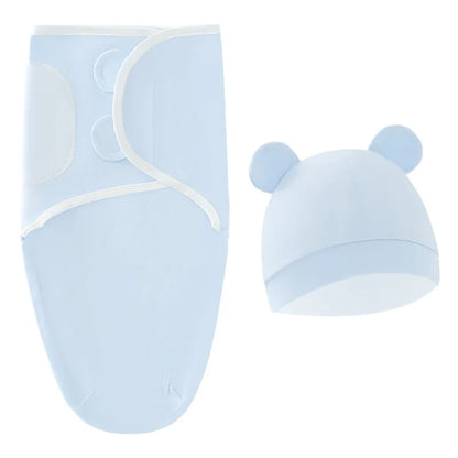 100% Cotton Baby Sleeping Bag – Newborn Swaddle Cocoon Envelope Blanket | Soft Sleepsack & Swaddling Wrap for Baby Girls