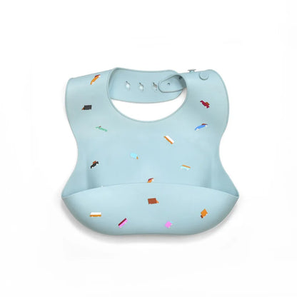 Baby Silicone Bib – Waterproof Feeding Bib for Infants & Toddlers | Adjustable, Fashionable Saliva Towel for Boys & Girls