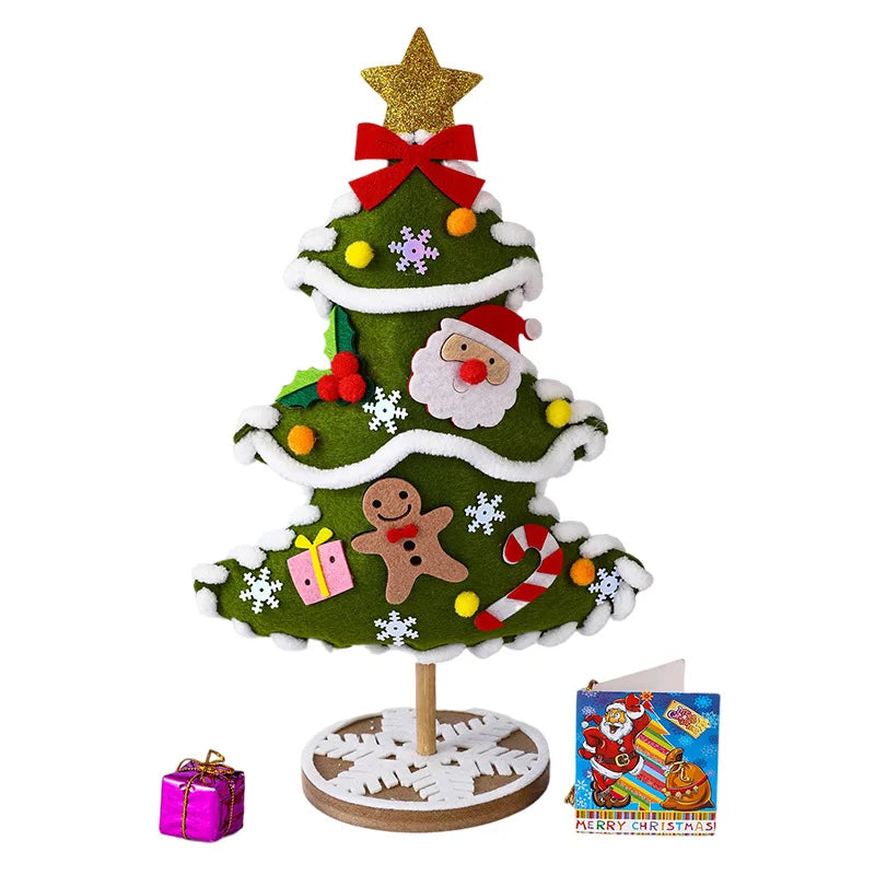 DIY Christmas Tree Crafts Kit for Children | Handmade Toys, Puzzle Craft Set, Xmas Decorations & Christmas Gifts