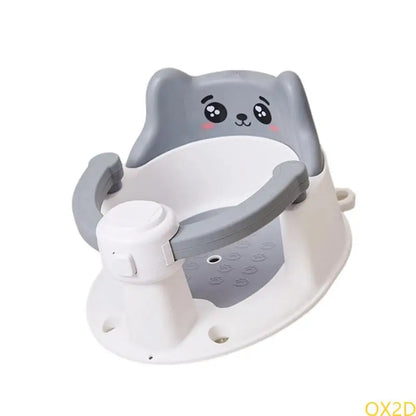 Infant Bathtub with Backrest Support – Baby Bath Tub for 6–15 Months, Non-Slip with Suction Cups, Easy to Remove