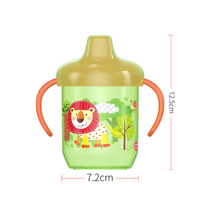 Cute Duckbill Baby Drinking Cup with Handles – BPA-Free Leakproof Infant Training Water Bottle with Flip Lid