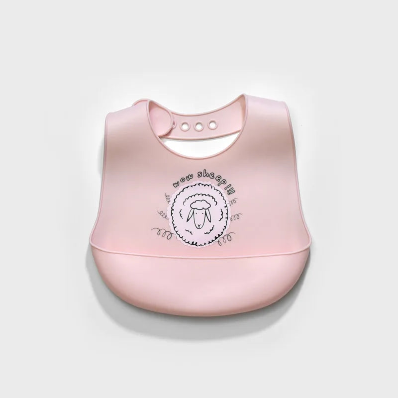 Baby Silicone Bib – Waterproof Feeding Bib for Infants & Toddlers | Adjustable, Fashionable Saliva Towel for Boys & Girls