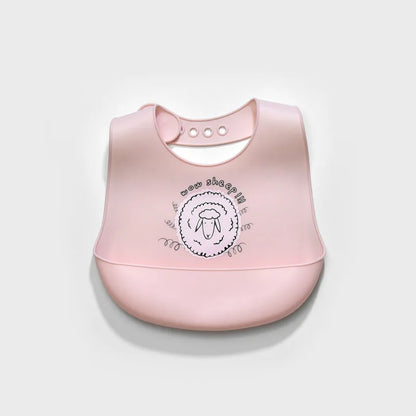Baby Silicone Bib – Waterproof Feeding Bib for Infants & Toddlers | Adjustable, Fashionable Saliva Towel for Boys & Girls