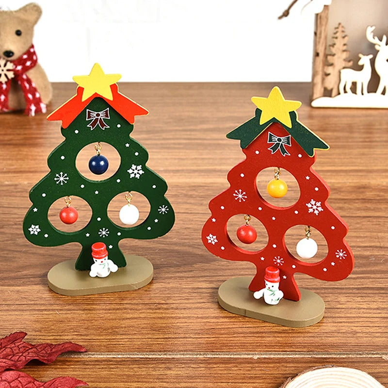 DIY Wooden Christmas Tree for Kids | Handmade 3D Stereo Scene Decoration | Children’s Christmas Ornaments & Holiday Craft