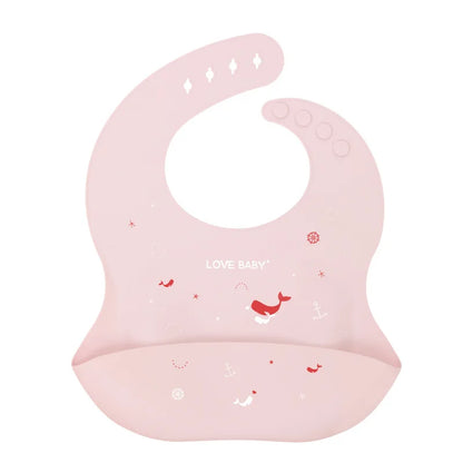 Baby Silicone Bib – Waterproof Feeding Bib for Infants & Toddlers | Adjustable, Fashionable Saliva Towel for Boys & Girls