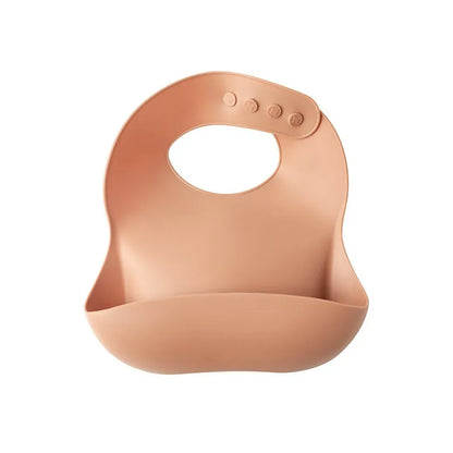 Baby Waterproof Silicone Bibs – Adjustable Feeding Bibs with Cute Bowknot Apron Design | Soft Toddler Bibs for Boys & Girls