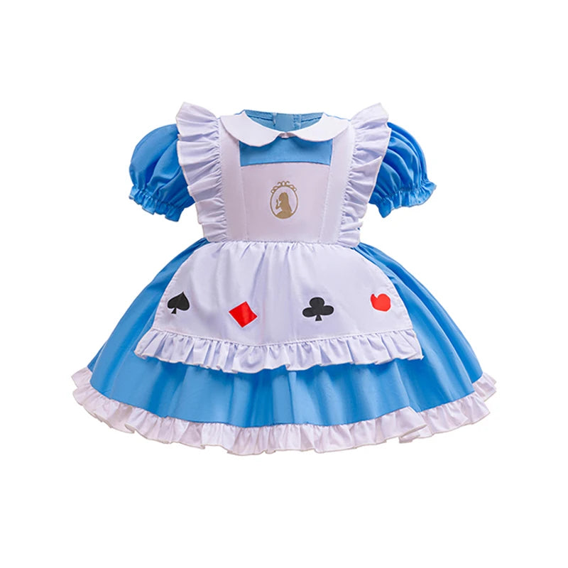 Baby Girl 3pcs Halloween Disney Princess Dress Set | Costume Outfit for Parties, Birthdays & Photoshoots