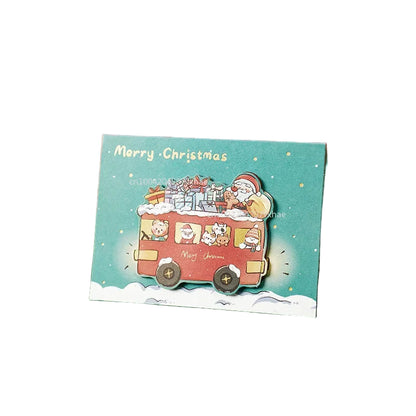 Mini Christmas Greeting Cards with Envelopes | Kids Xmas Blessing Postcards & New Year Gift Cards Party Supplies