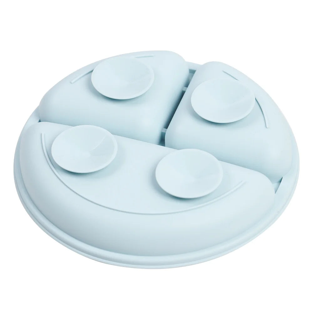 Mother Kids 8PCS Baby Silicone Feeding Set – Bib, Suction Plate, Anti-Slip Bowl, Spoon, Cup & Tableware for Infants & Toddlers
