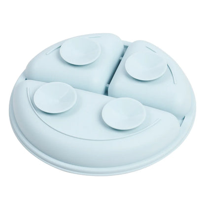 Mother Kids 8PCS Baby Silicone Feeding Set – Bib, Suction Plate, Anti-Slip Bowl, Spoon, Cup & Tableware for Infants & Toddlers