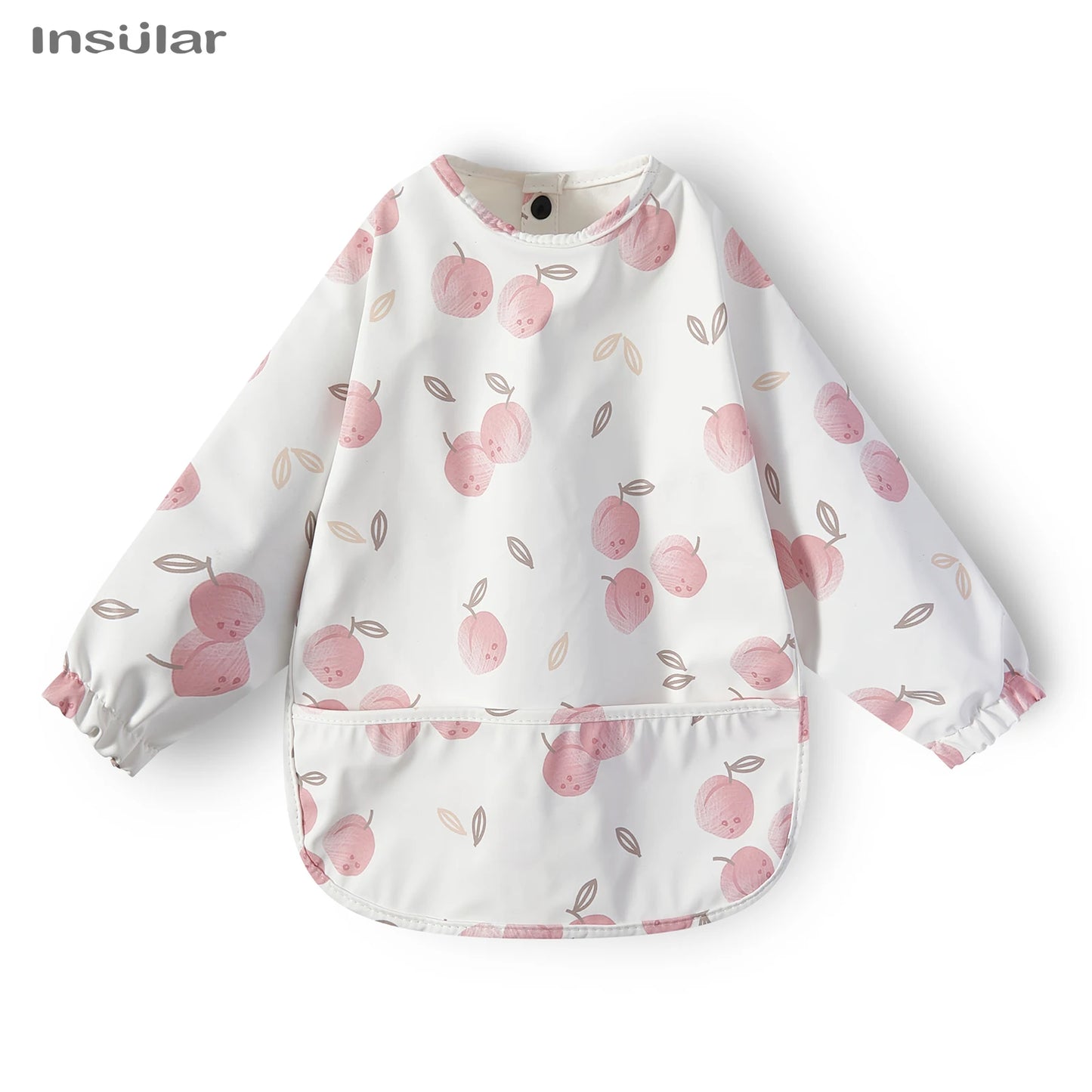 New Children Feeding Aprons – Waterproof Long Sleeve Baby Bib with Pocket | Full Cover Baby Bibs for Toddlers Boys & Girls