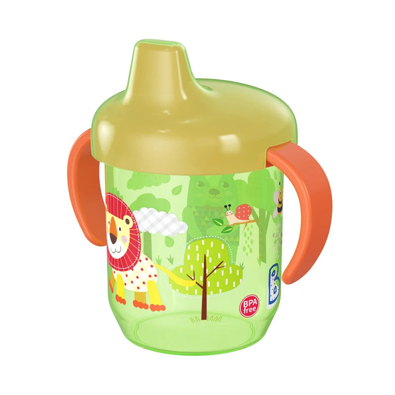 Cute Duckbill Baby Drinking Cup with Handles – BPA-Free Leakproof Infant Training Water Bottle with Flip Lid