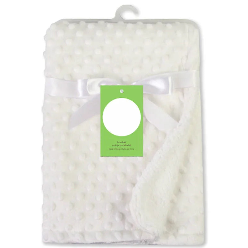 Baby Blanket & Swaddle Wrap – Newborn Thermal Soft Fleece Winter Bedding Set with Cotton Quilt | Infant Sleeping Cover