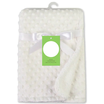 Baby Blanket & Swaddle Wrap – Newborn Thermal Soft Fleece Winter Bedding Set with Cotton Quilt | Infant Sleeping Cover
