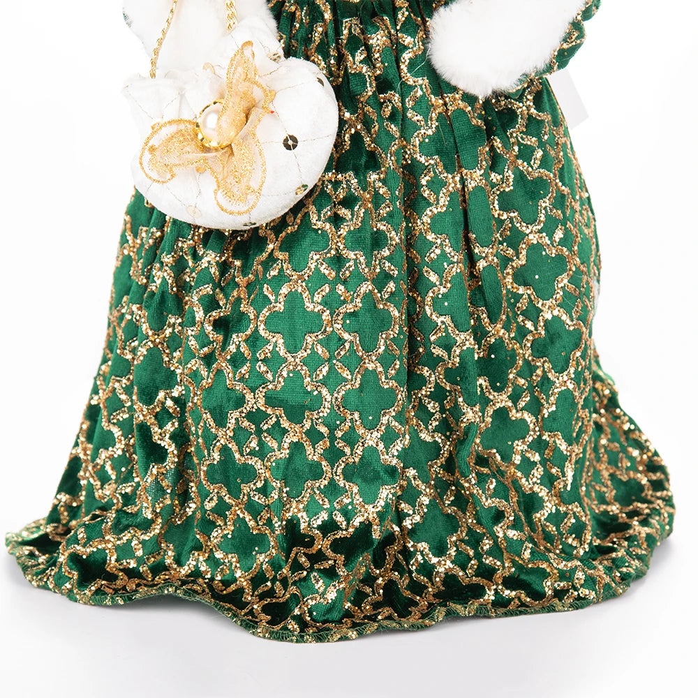 Christmas Decoration – Big Santa Claus Doll & Grandma Figurine | Holiday Room & Tree Décor Gift