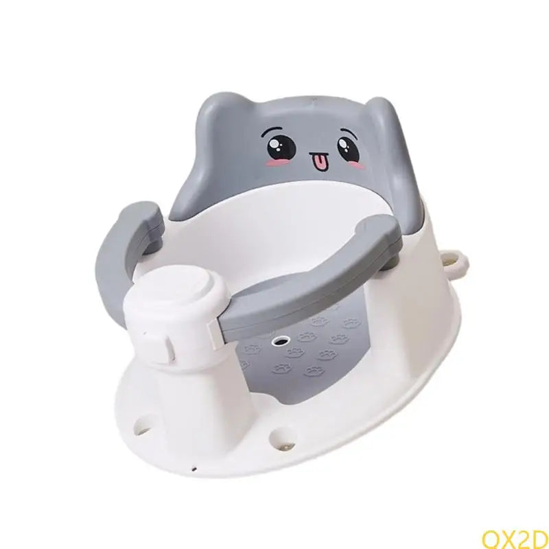 Infant Bathtub with Backrest Support – Baby Bath Tub for 6–15 Months, Non-Slip with Suction Cups, Easy to Remove