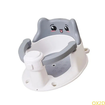 Infant Bathtub with Backrest Support – Baby Bath Tub for 6–15 Months, Non-Slip with Suction Cups, Easy to Remove