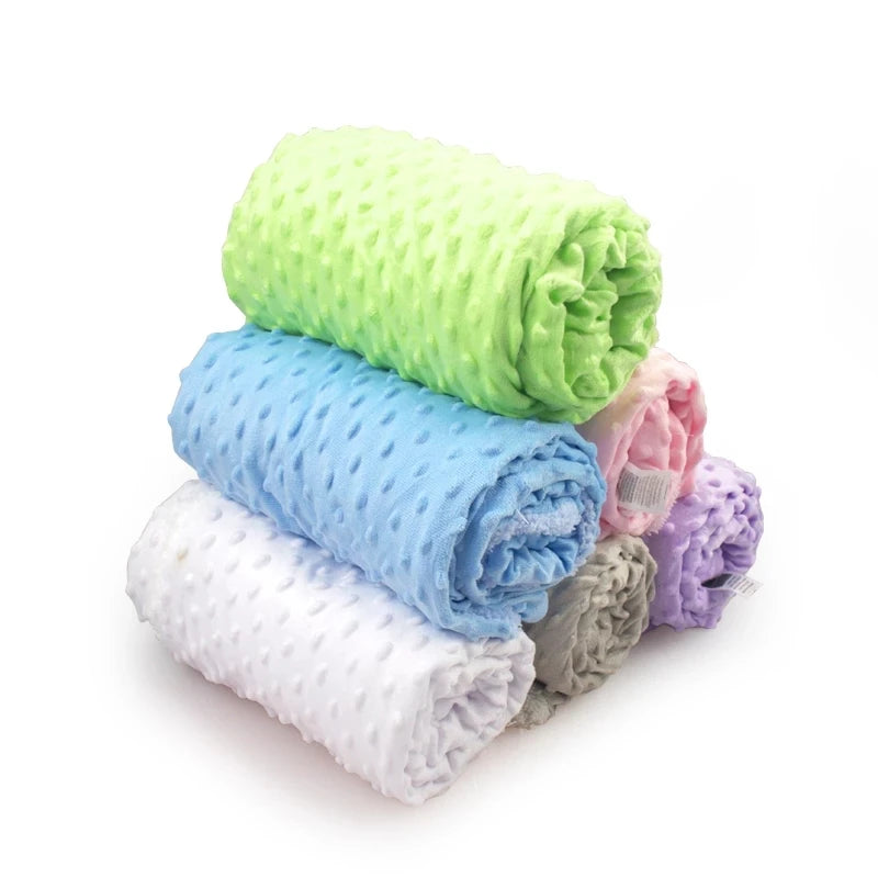 Baby Blanket & Swaddle Wrap – Newborn Thermal Soft Fleece Winter Bedding Set with Cotton Quilt | Infant Sleeping Cover