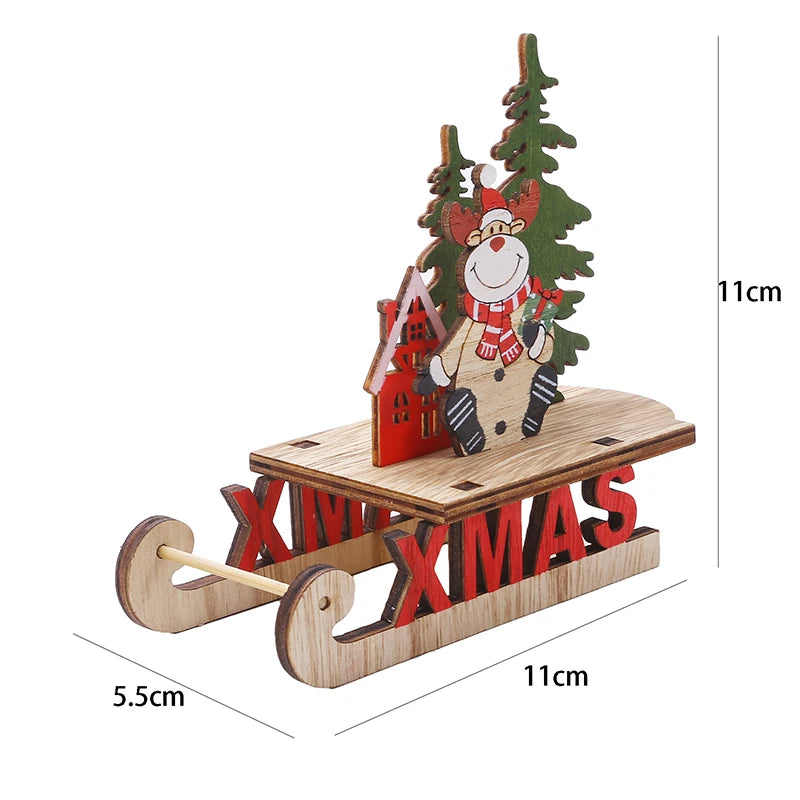 DIY Wooden Christmas Tree for Kids | Handmade 3D Stereo Scene Decoration | Children’s Christmas Ornaments & Holiday Craft