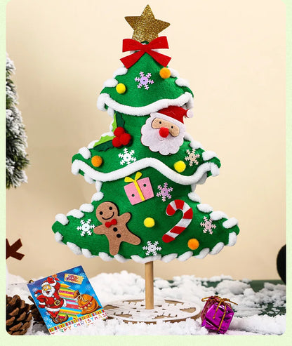 DIY Christmas Tree Crafts Kit for Children | Handmade Toys, Puzzle Craft Set, Xmas Decorations & Christmas Gifts