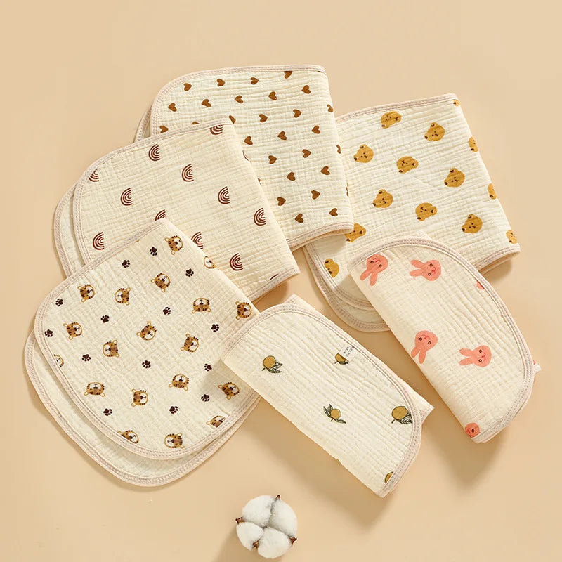 Portable Baby Burp Cloth | Soft & Absorbent Burping Towel Wash Cloth for Boys & Girls | Newborn Essentials & Baby Shower Gift