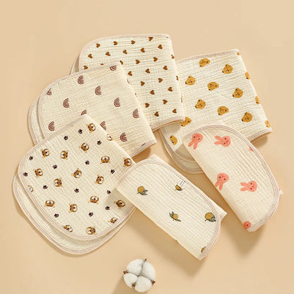 Portable Baby Burp Cloth | Soft & Absorbent Burping Towel Wash Cloth for Boys & Girls | Newborn Essentials & Baby Shower Gift