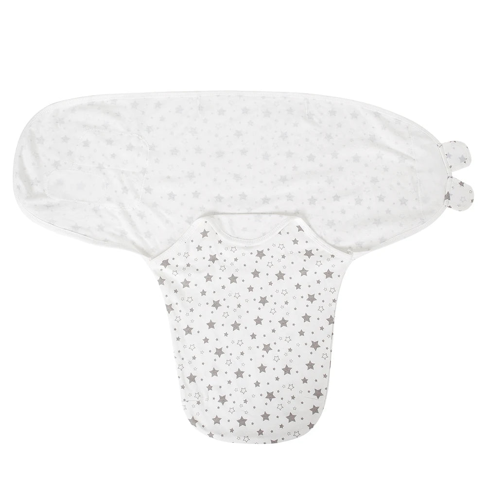 100% Cotton Baby Sleeping Bag – Newborn Swaddle Cocoon Envelope Blanket | Soft Sleepsack & Swaddling Wrap for Baby Girls