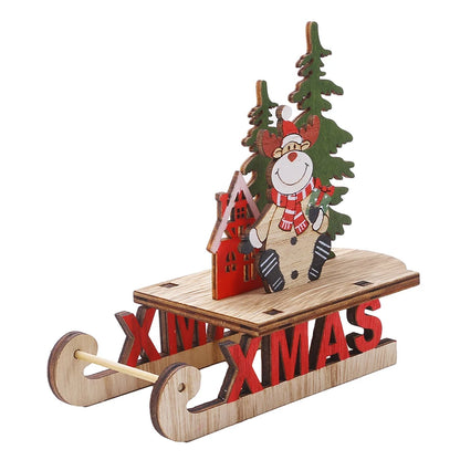 DIY Wooden Christmas Tree for Kids | Handmade 3D Stereo Scene Decoration | Children’s Christmas Ornaments & Holiday Craft