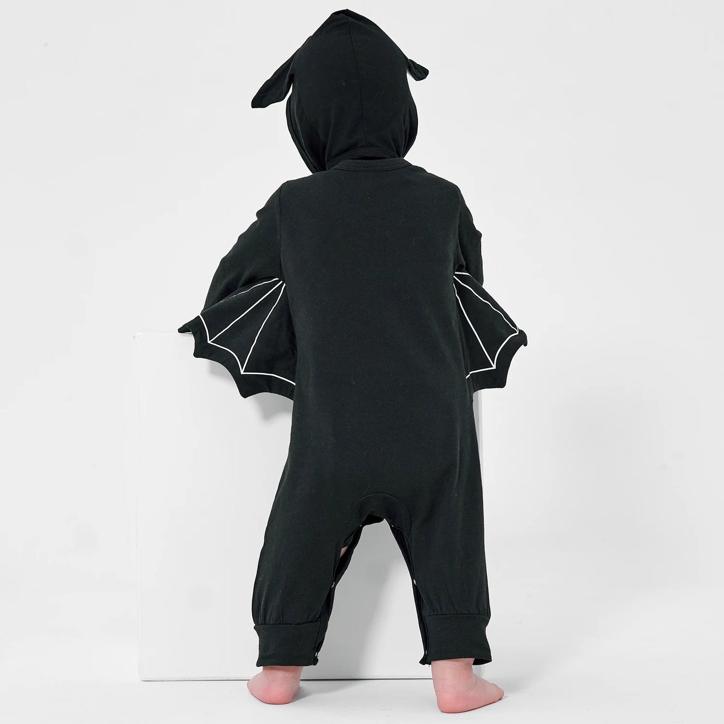 Baby’s First Halloween Bat Costume | Infant Black Romper Jumpsuit | Boys & Girls Cosplay Outfit for Purim, Party & Carnival