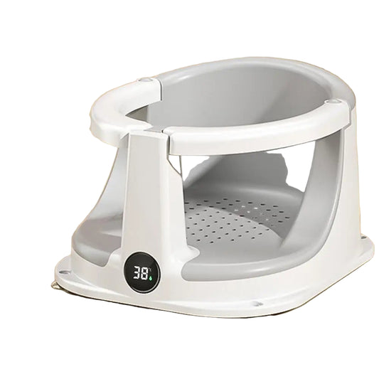 Real-time Temperature Silicone Baby Take A Bath Bathtub Non-Slip Foot Bath Bucket Folding Bathroom With Temperature Sensing